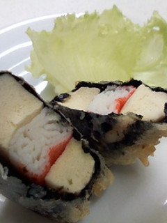 かにかまサンド高野豆腐の磯辺揚げ-レシピのメイン写真