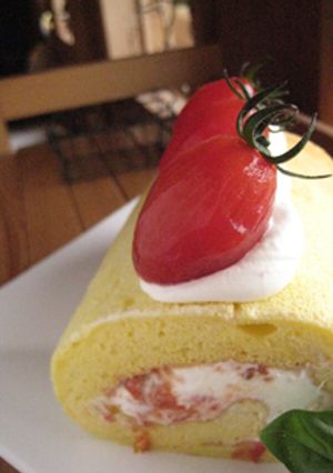 とまとロールケーキ-レシピのメイン写真