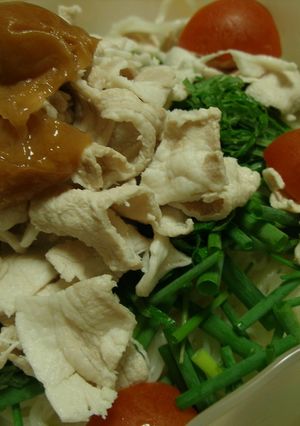 梅・豚そうめん-レシピのメイン写真