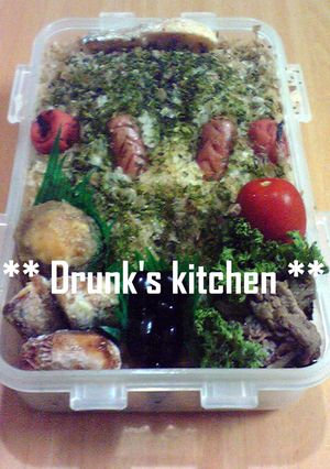 【お弁当】　☆ヤマツカミ弁当☆-レシピのメイン写真