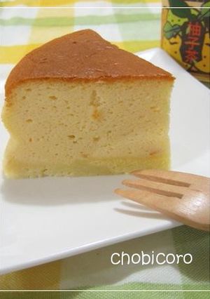 柚子風味*　スフレチーズケーキ-レシピのメイン写真