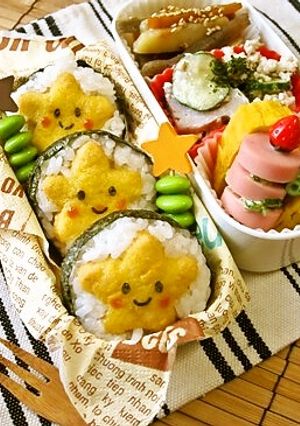 ☆お弁当に★スターおにぎり君弁当☆-レシピのメイン写真