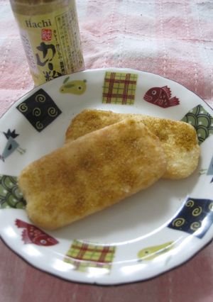 甘塩せんべい＆塩せんべいにカレー粉-レシピのメイン写真