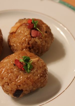 中華ちまき風ひとくちおこわのおにぎり-レシピのメイン写真
