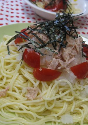 めんつゆ使って簡単さっぱり～冷製パスタ～-レシピのメイン写真