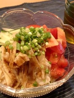 激ウマ♪鶏皮そうめん-レシピのメイン写真
