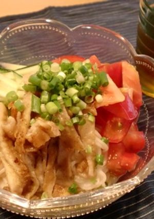 激ウマ♪鶏皮そうめん-レシピのメイン写真