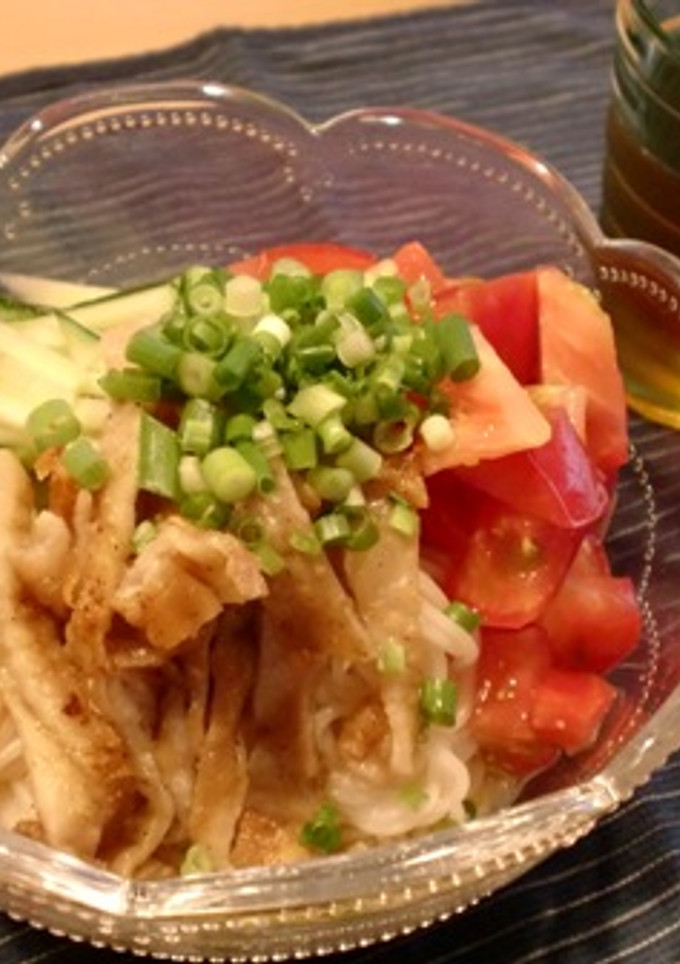 激ウマ♪鶏皮そうめん-レシピのメイン写真