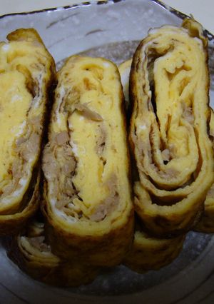 『ツナマヨ♡玉子焼き』-レシピのメイン写真