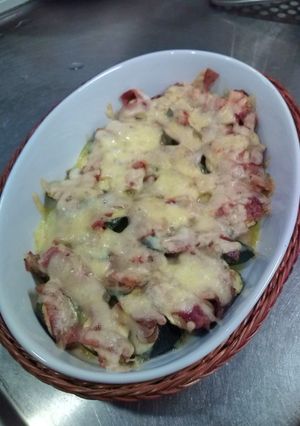 ズッキーニとベーコンのチーズ焼き♪-レシピのメイン写真