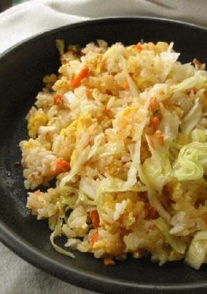 鮭レタス炒飯-レシピのメイン写真