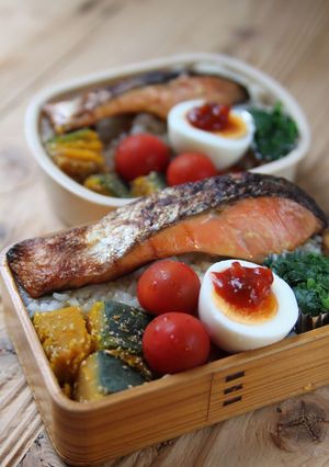 焼き魚弁当-レシピのメイン写真