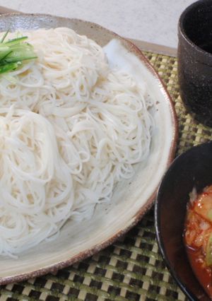 そうめん～キムチ～-レシピのメイン写真