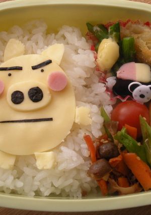 つぶたくん弁当-レシピのメイン写真