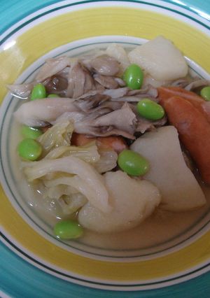 じゃがいもと舞茸の具だくさんスープ-レシピのメイン写真