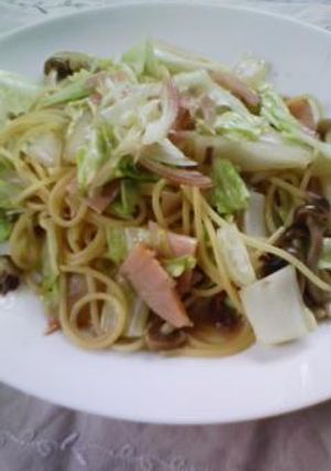 酒盗とキャベツのパスタ-レシピのメイン写真