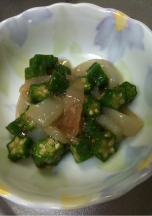 いかオクラ-レシピのメイン写真