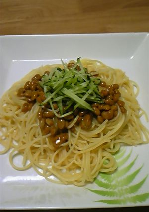 納豆パスタ-レシピのメイン写真