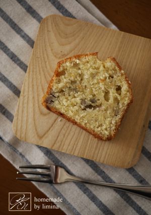 ココナッツとバナナのパウンドケーキ♪-レシピのメイン写真