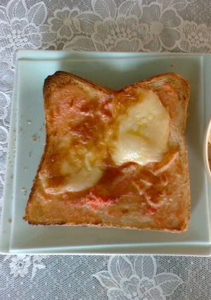 チーズとたらこのパン🤤-レシピのメイン写真