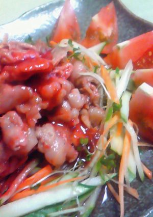 豚肉の梅肉醤油-レシピのメイン写真