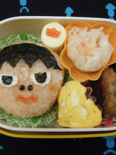似顔弁当-レシピのメイン写真