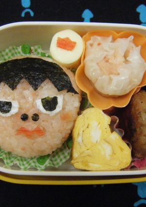 似顔弁当-レシピのメイン写真
