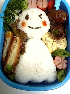 キャラ弁☆てるてる坊主♪-レシピのメイン写真