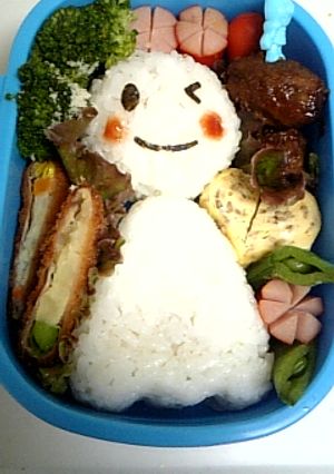 キャラ弁☆てるてる坊主♪-レシピのメイン写真