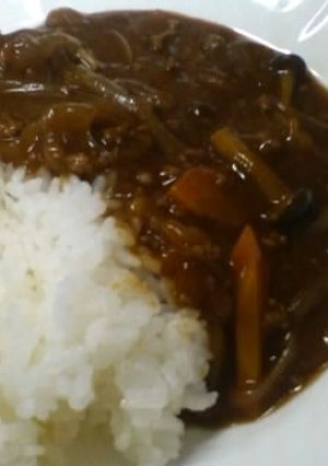 ひき肉deハヤシライス♪-レシピのメイン写真