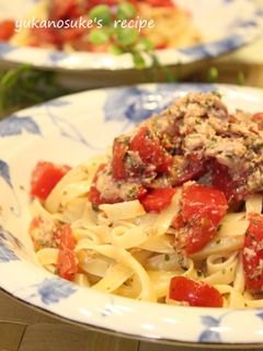 夏スパ☆トマトとツナ冷製パスタ-レシピのメイン写真