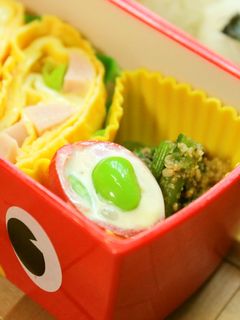 簡単お弁当✿プチトマトの中身は…枝豆!-レシピのメイン写真
