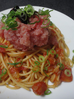 マグロのパスタ トマトソース-レシピのメイン写真