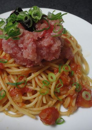 マグロのパスタ トマトソース-レシピのメイン写真
