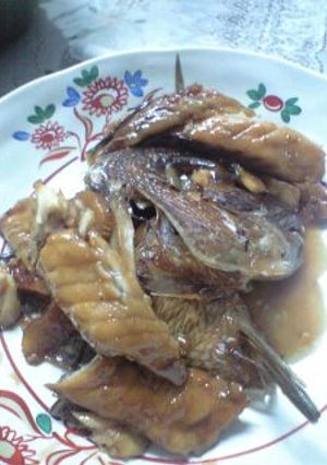 旦那絶賛!鯛のアラ煮-レシピのメイン写真