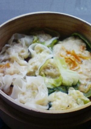 お豆腐De焼売!ヘルシーにお野菜で♪-レシピのメイン写真