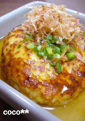 とろりあんかけ☆ふわふわ豆腐ハンバーグ-レシピのメイン写真