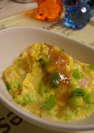 とろけるチーズIN☆青ねぎのスクランブル-レシピのメイン写真
