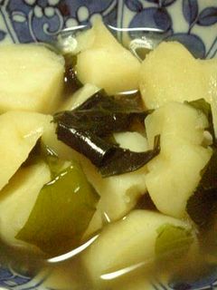 じゃがいもとわかめの煮物-レシピのメイン写真