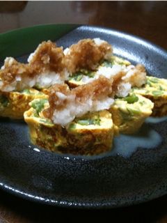 明太子とインゲンのふんわり卵焼き-レシピのメイン写真