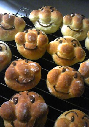 アンパンマンの顔パン-レシピのメイン写真