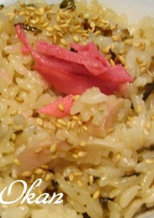 簡単☆紅生姜の炊き込みご飯-レシピのメイン写真