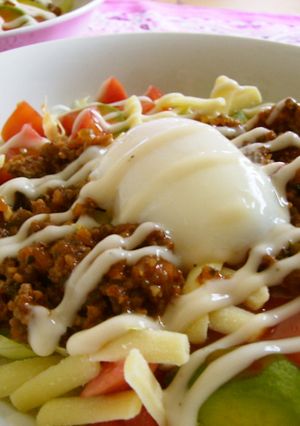 野菜たっぷり満足タコライス-レシピのメイン写真