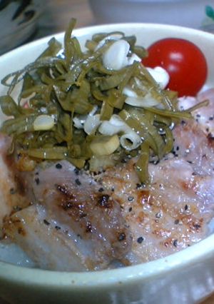 さっぱりパンチェッタ丼☆レモン味-レシピのメイン写真