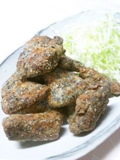 鮭の中華風☆黒ごま唐揚げ-レシピのメイン写真