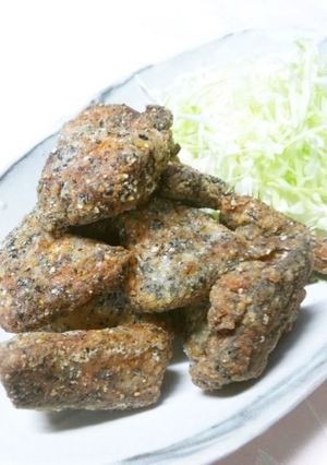 鮭の中華風☆黒ごま唐揚げ-レシピのメイン写真