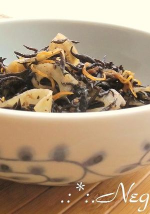 ∮ ひじき蓮根のさっぱり✰彡梅煮 ∮-レシピのメイン写真