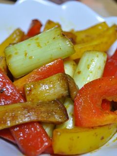 エリンギと彩野菜のカレーバター炒め-レシピのメイン写真