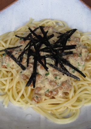 冷た~い☆納豆パスタ-レシピのメイン写真