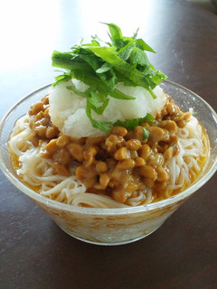 大根おろしと納豆のそうめん-レシピのメイン写真